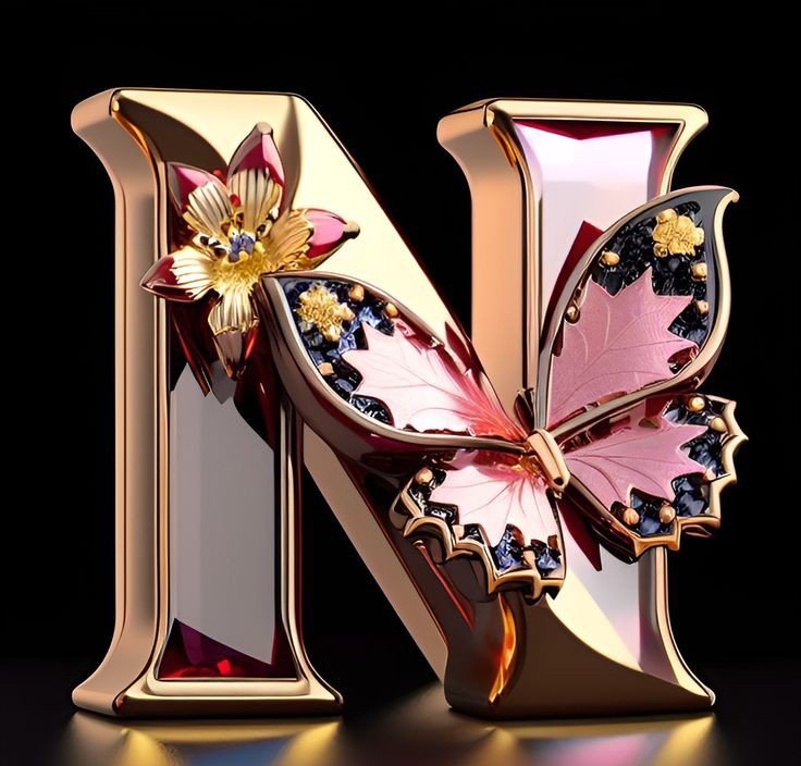 N name dp love girl stylish