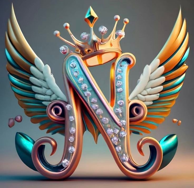 N name wallpaper stylish
