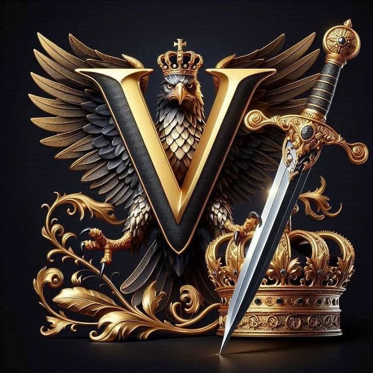 V name stylish dp images