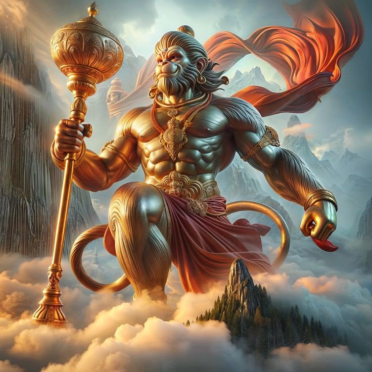 aesthetic hanuman ji photo