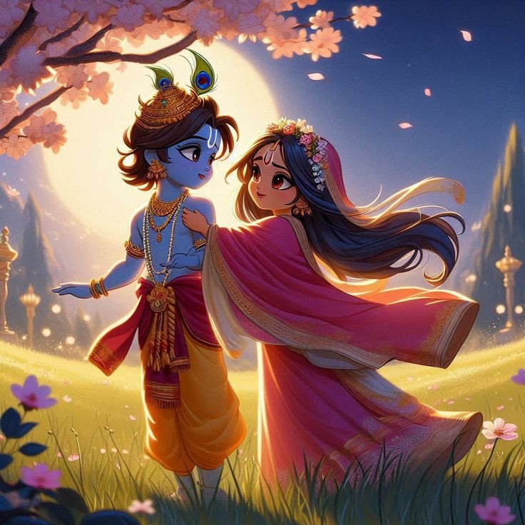 ai generated radha krishna wallpaper hd 4k