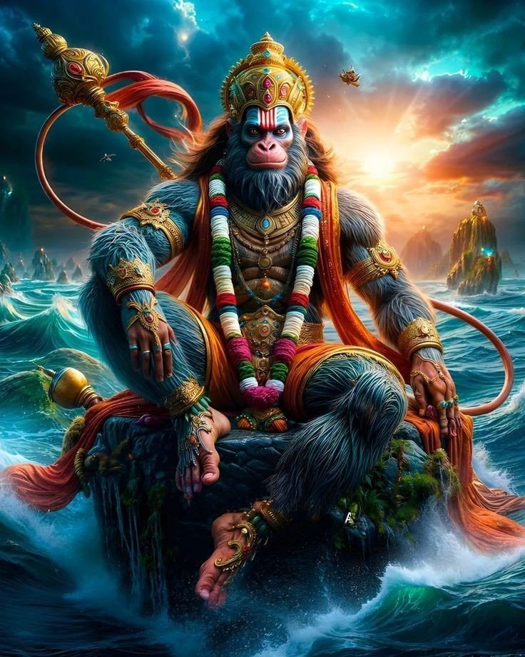 angry hanuman ji images hd