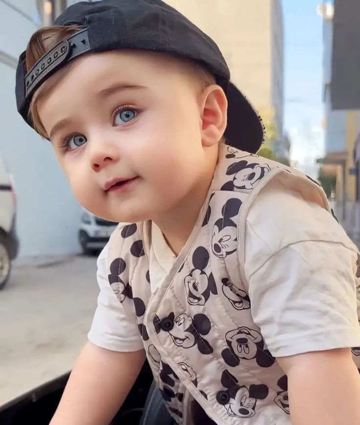 attitude cute baby dp