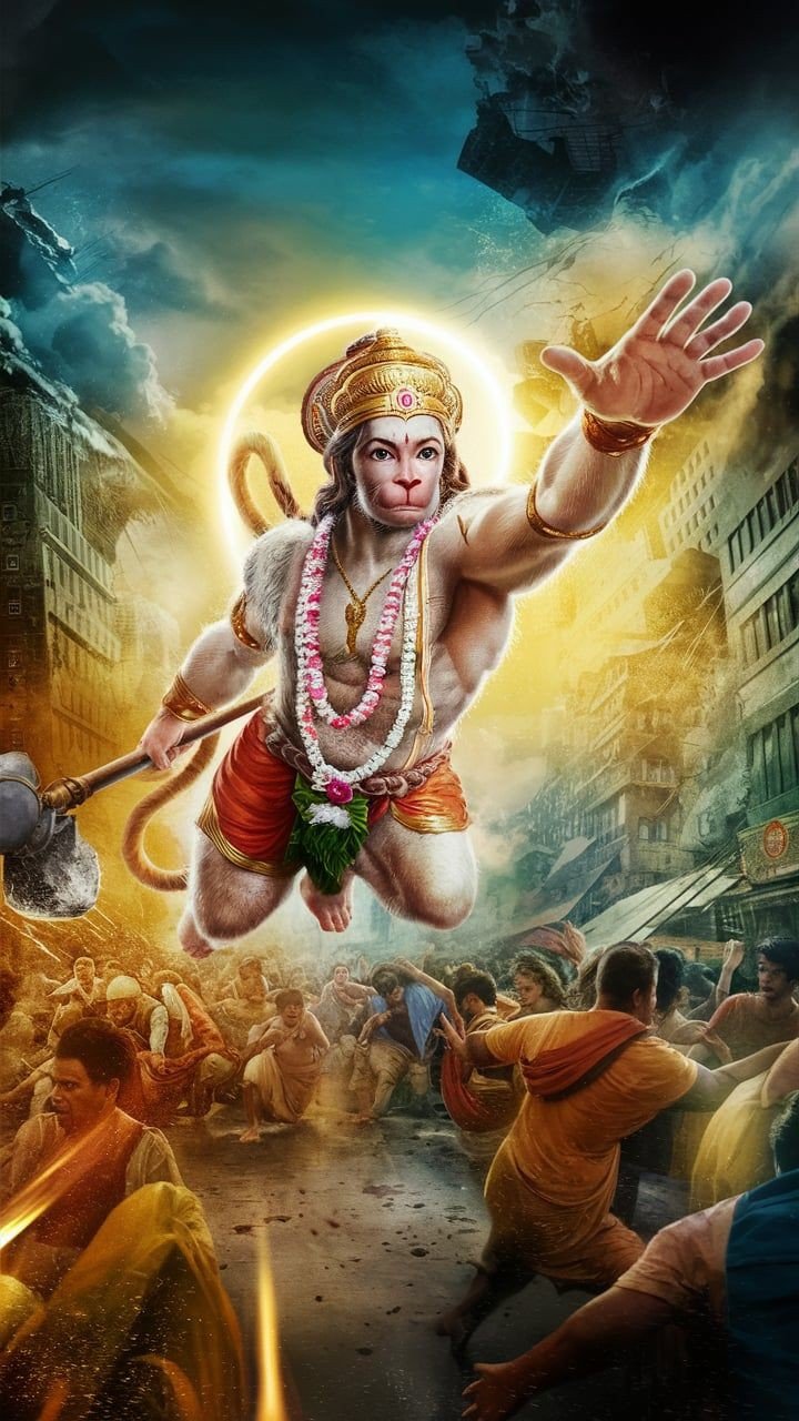 black hanuman ji photo