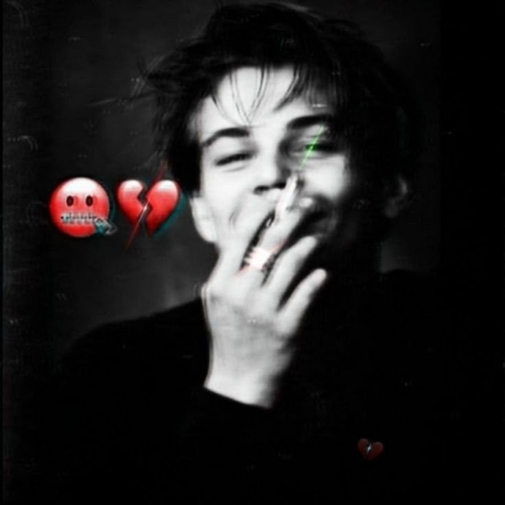 broken heart sad boy dp