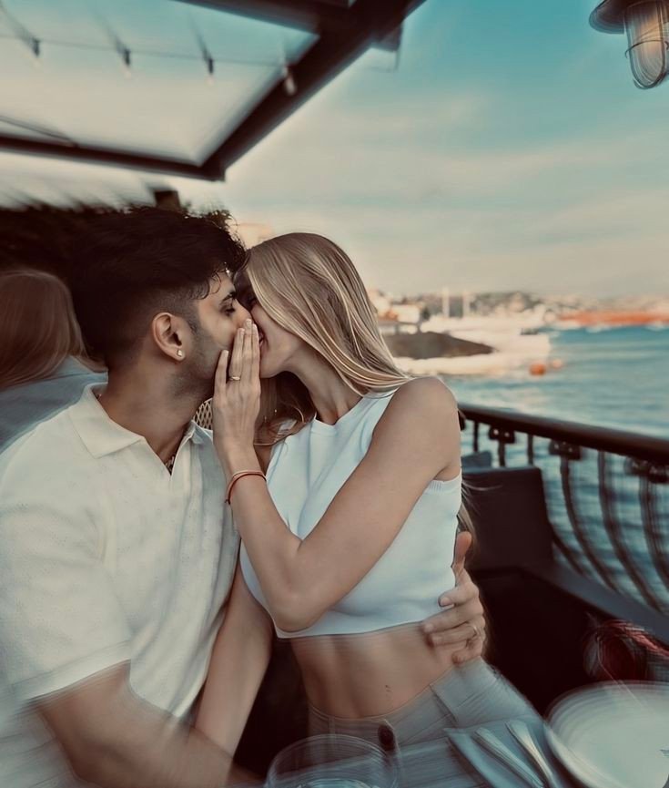 couple dp black dress