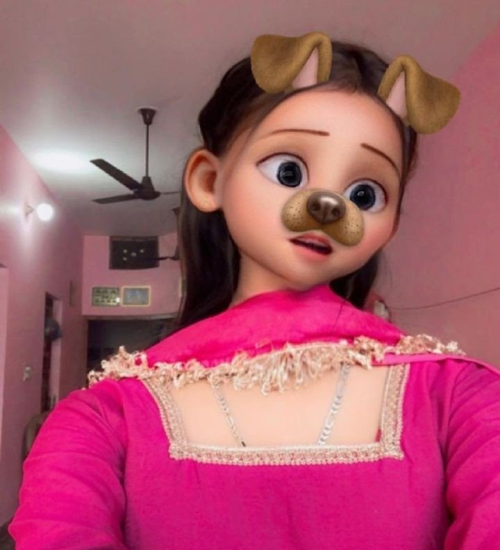 cute real simple girl image hide face