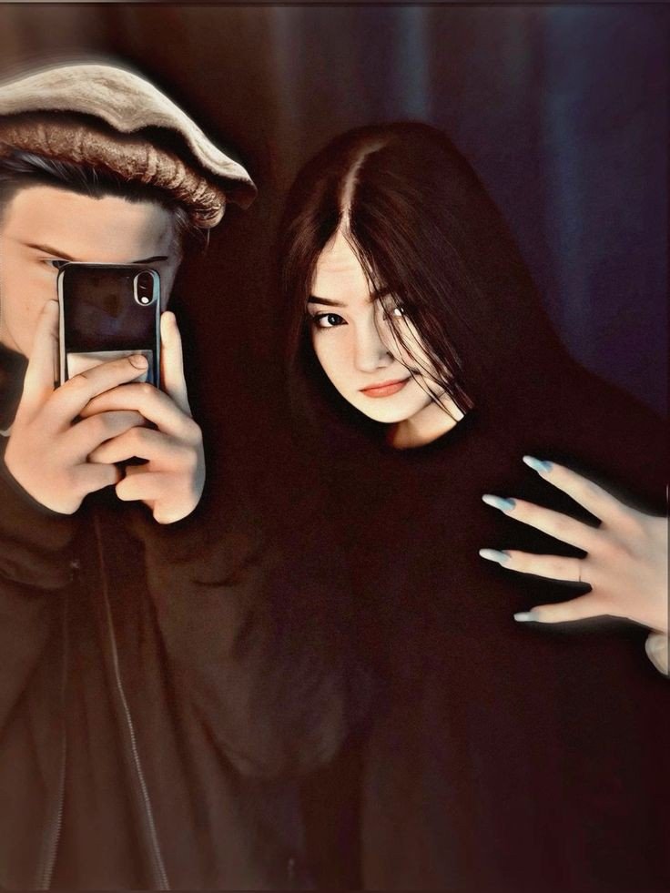 instagram cute couple dp cartoon