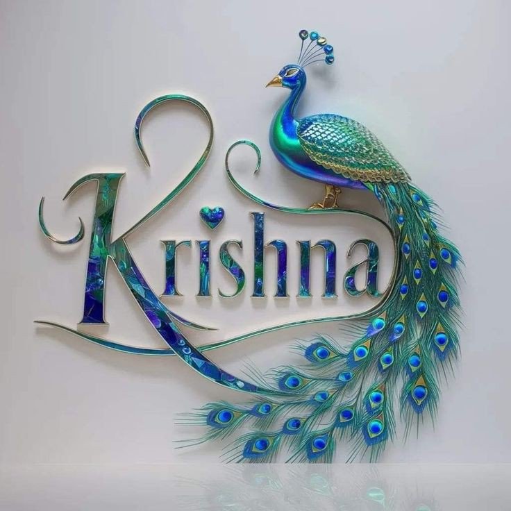 krishna stylish name photo