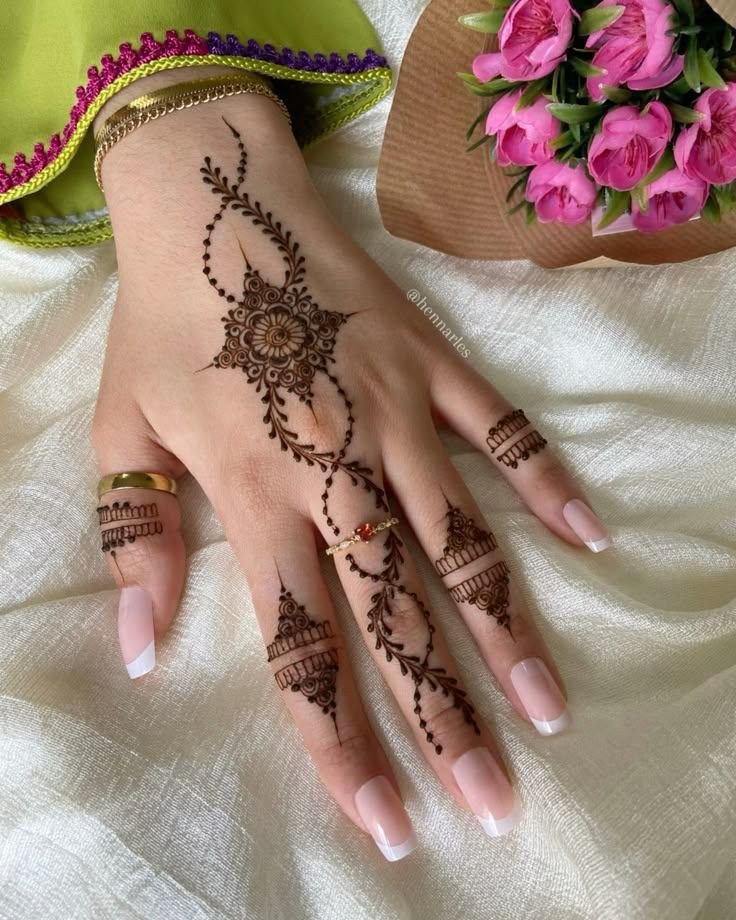 new stylish back hand mehndi design new stylish back hand mehndi design
