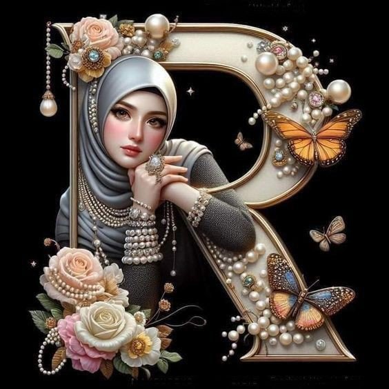 r name black wallpaper