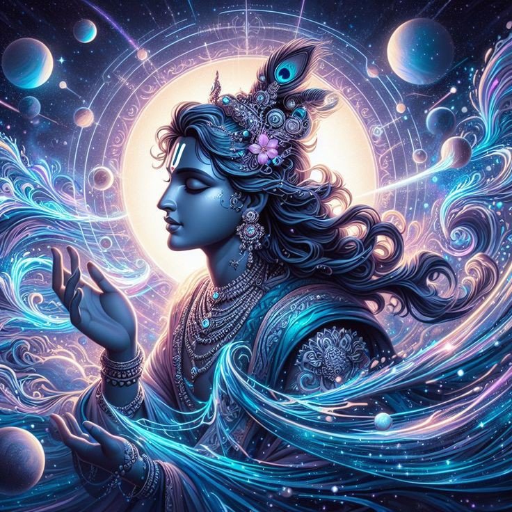 real radha krishna photo