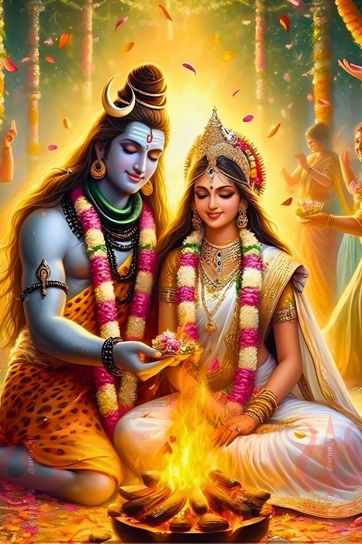 shiv parvati couple dp for instagram