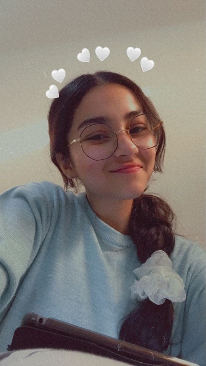 simple hide face girl pic