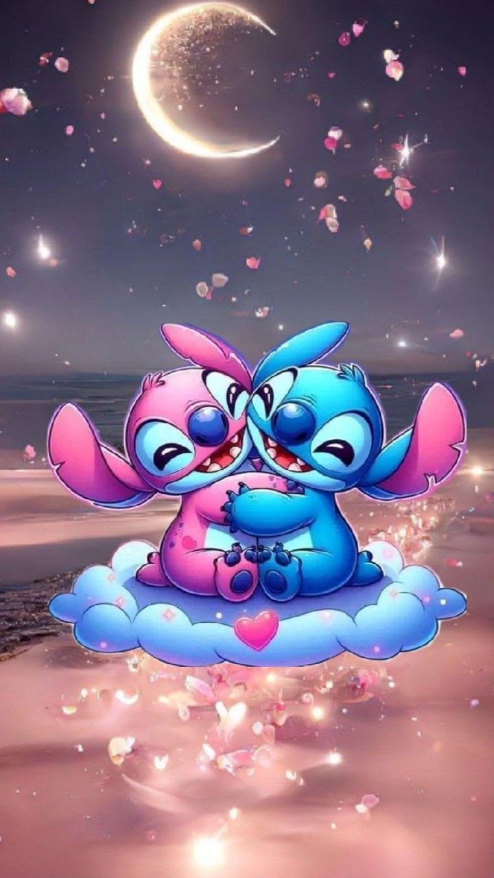 stitch wallpaper and hello kitty